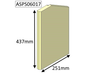 ASPS06017 Parkray Right Side Brick  |  Aspect 6 (Eco)